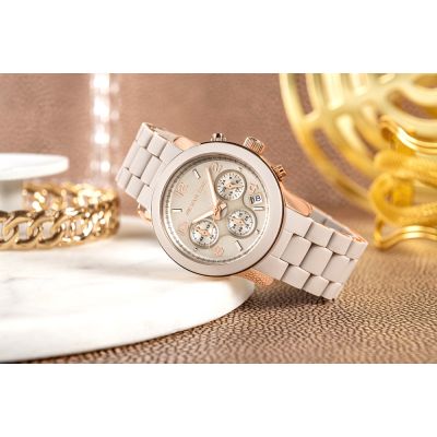 6. MICHAEL KORS Runway MK7386 Women's Watch + BOX