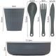 4. REDCLIFFS 6-in-1 Travel Cutlery Set