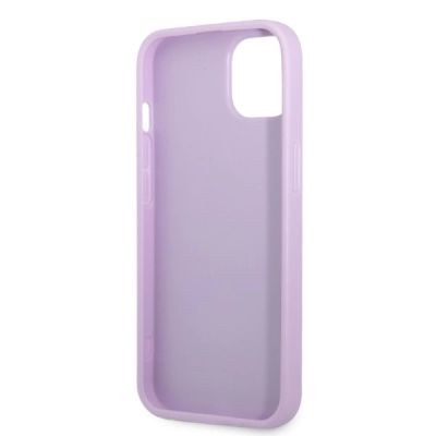 7. Guess GUHCP13SPS4MU iPhone 13 mini 5.4" purple/purple hardcase Saffiano 4G Small Metal Logo