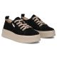 6. Leather platform sneakers black Filippo DP6122