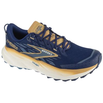 Brooks Cascadia 19 Men's Running Shoes Low Top Navy Blue (1104571D455)