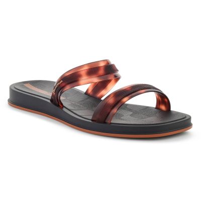 IPANEMA GLOW TRENDY SLIDE AD BLACK/TURTLE/BROWN 27421-BR850