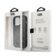 8. Karl Lagerfeld Saffiano Mono Metal Logo iPhone 14 Pro Max 6.7" Case - Gray