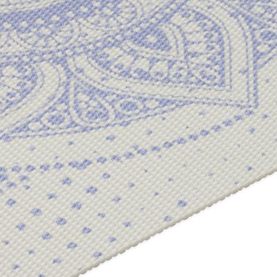 4. GAIAM Dove Blue Celestial Yoga Mat 5 mm 66023