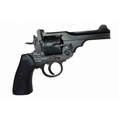 6. WEBLEY MKVI .455 Police revolver, cal. 5.5 mm, Diabolo, 6-shot cartridges, 4" barrel, CO2 Battlefield Ekp do17J