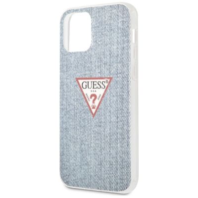 6. Guess GUHCP12SPCUJULLB iPhone 12 mini 5.4" blue/light blue hardcase Jeans Collection