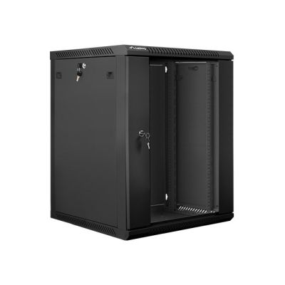 3. Lanberg WF01-6615-10B 15U Rack Wall Mount Cabinet Black