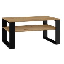Coffee table MODERN 1P 90x58xH50 artisan/black