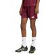 8. adidas Entrada 26 burgundy kids' shorts JZ6527
