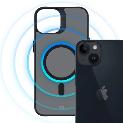 5. 3mk Smoke MagCase with MagSafe for iPhone 15 - semi-transparent