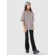 5. Girls' oversize T-shirt with print 4F 4FJRSS25TTSHF2586-83S