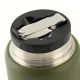 6. M-TAC Olive stainless steel lunch thermos with spoon, capacity 750 ml.