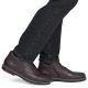 12. Men's brown leather ankle boots, insulated, Rieker 10507-25