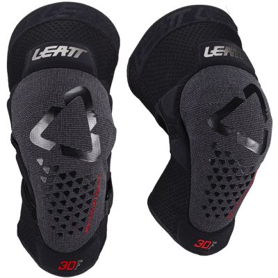 6. LEATT Knee Guard 3DF 5.0 Evo Knee Protectors Size M, Black