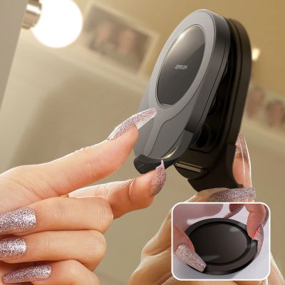 10. Joyroom JR-ZS418 Smartphone Holder with Stand and Suction Cups with MagSafe - Black
