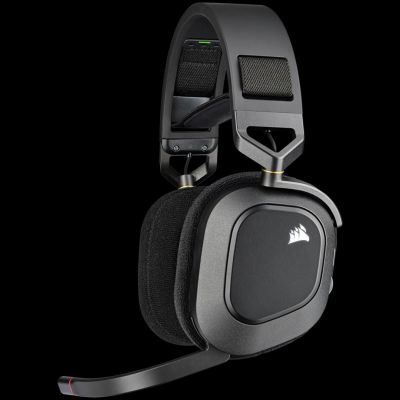 14. Corsair HS80 RGB Wireless Carbon headphones
