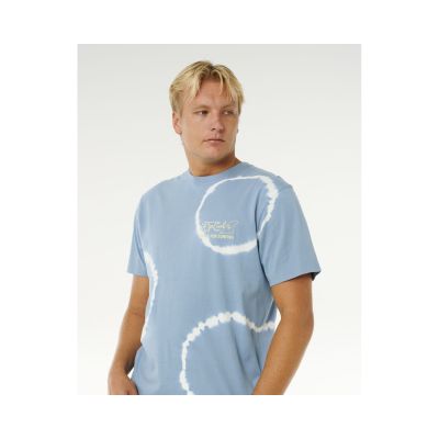 5. Men's RIP CURL Pacific Rinse Fin Tee Blue