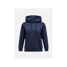 Bluza Peak Performance W Original Small Logo Zip Hood granatowy