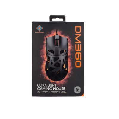 6. Deltaco Gaming GAM-187 mouse Ambidextrous USB Type-A Optical 12400 DPI