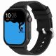 3. Smartwatch Gravity GT15-1 Black Silicone Strap + Black Bracelet