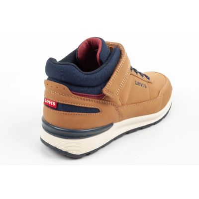 4. Levi's Sierra children's high-top brown sports shoes with velcro