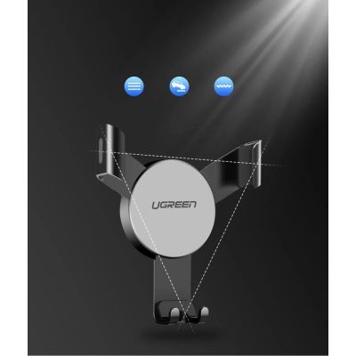 9. Ugreen car gravity holder for air supply ventilation grille gray (50564)