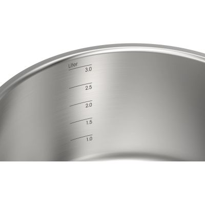 5. BOSCH HEZ9SE040 pot set - 3 pots with lid + frying pan