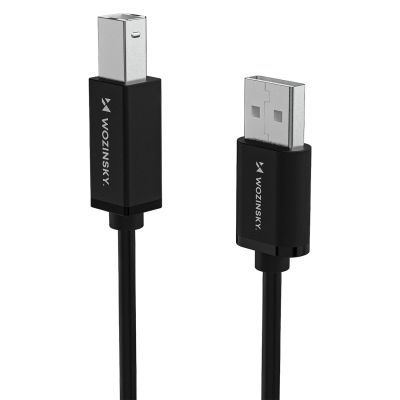 3. Wozinsky WKDDY3S USB-B - USB-A 480Mb/s Cable 2m - Black