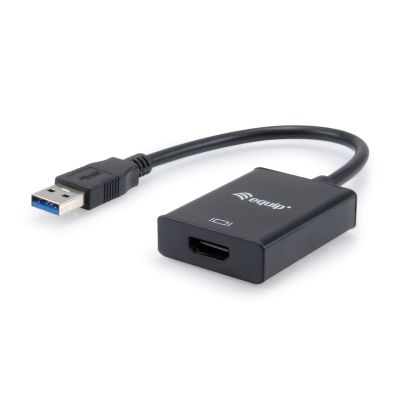 Equip 133385 external usb graphics card 1920 x 1080 px black