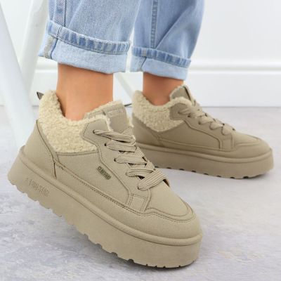 5. Big Star W Sheepskin Ankle Boots SS274105 INT2171A