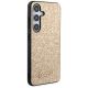 4. Guess Glitter Script case for Samsung Galaxy S24 - gold