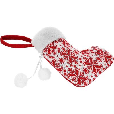 7. WHITE GIFT SOCK PENDANT 16x19CM