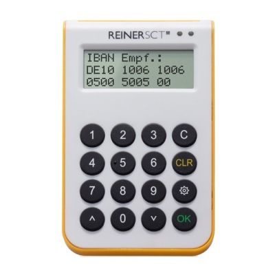 3. Reiner SCT cyberJack one USB chip card reader White, Yellow