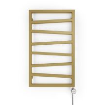 TOWEL HEATER EL. ZIGZAG+MOA ANODIC GOLD