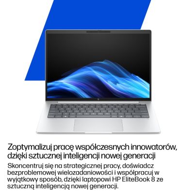 5. HP EliteBook 8 G1i Next Gen AI Copilot+ PC Intel Core Ultra 5 228V Laptop 35.6 cm (14") WUXGA 32 GB LPDDR5x-SDRAM 512 GB SSD Wi-Fi 7 (802.11be) Windows 11 Pro Silver