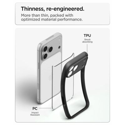 7. Spigen Ultra Hybrid Case for iPhone 18 Pro / 17 Pro - Matte Black