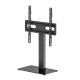 3. MACLEAN UNIVERSAL TV STAND, FOR TV CABINET, STAND, MAX. 40KG, MAX. VESA 400X400, HEIGHT AND ANGLE ADJUSTMENT MC-1240