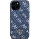 3. Guess 4G Triangle Metal Logo case for iPhone 15 Plus / 14 Plus - blue