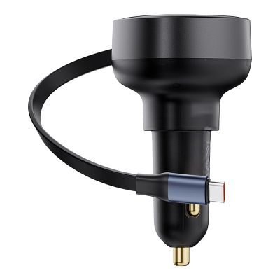 3. Baseus Enjoyment Pro USB-C (female) / USB-C (male) 60W car charger - black