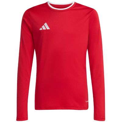 2. adidas Entrada 26 Long Sleeve Jersey Kids’ Shirt Red KF5878