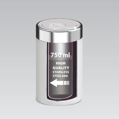 5. 750 ml Food Thermos MR-1649-75-WHITE MAESTRO