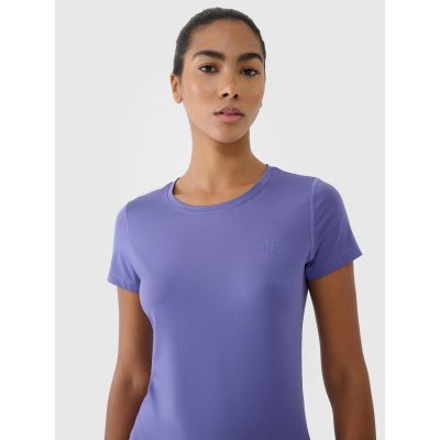 Women's training T-shirt regular quick-drying 4F 4FRSS25TFTSF1235-32S