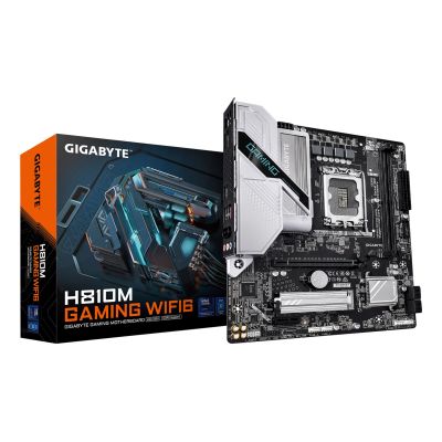 5. GIGABYTE H810M GAMING WIFI6 Motherboard Intel H810 LGA 1851 (Socket V1) Micro ATX