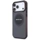 2. Mercedes AMG IML Transparent Bicolor Block MagSafe Case for iPhone 18 Pro Max / 17 Pro Max - Black and Burgundy