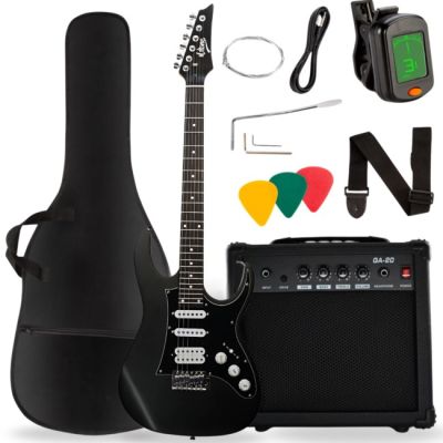 V-TONE EGA 39 MBK 4/4 Stratocas Electric Guitar