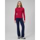 6. Women's long sleeve slim ribbed knit 4F 4FRAW25TLONF656-53S