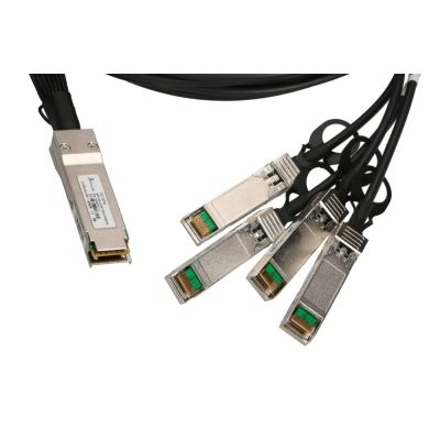 2. Extralink QSFP+ Cable QSFP+ DAC DAC, 40Gbps to 4x 10Gbps 3m, 30AWG