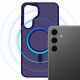 5. 3mk Smoke MagCase for Samsung Galaxy S25 - purple