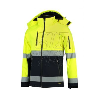 3. Rimeck Bi-color EN ISO 20471 Softshell Jacket M MLI-T5297 fluorescent yellow