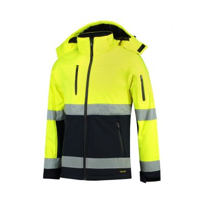 3. Rimeck Bi-color EN ISO 20471 Softshell Jacket M MLI-T5297 fluorescent yellow